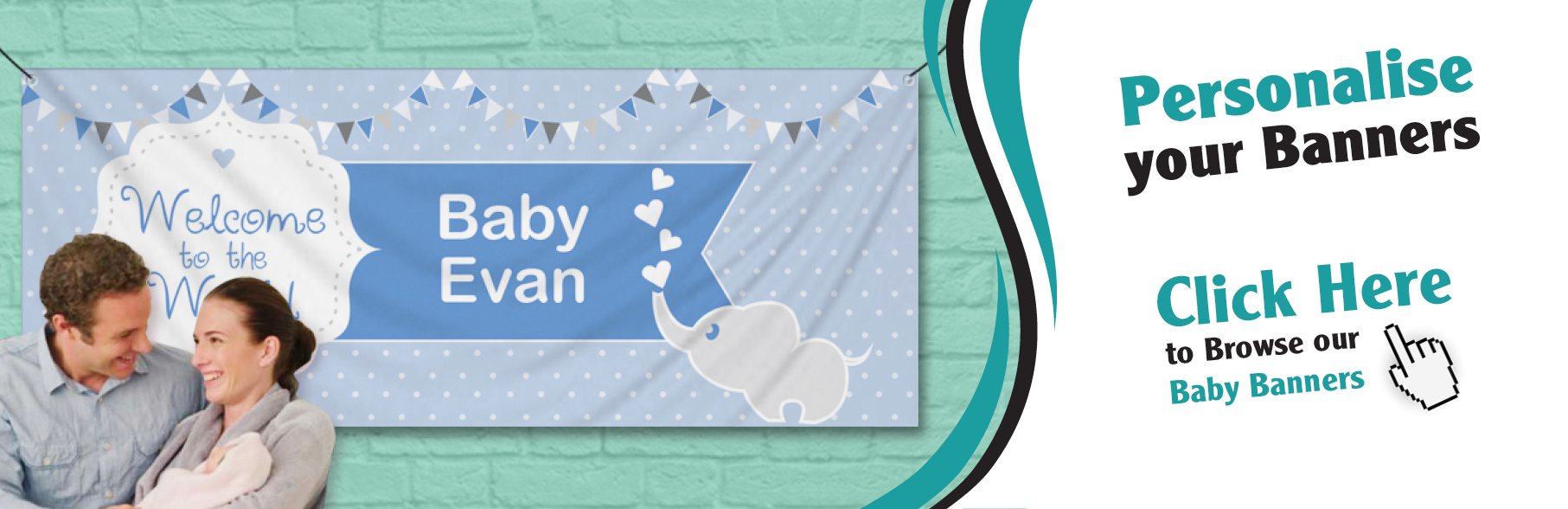 Party Banner Boy